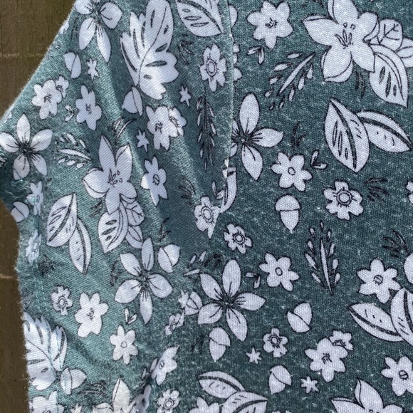 Copper Key Girls Green Floral Dress 🐢🐊 Size: L - Picture 5 of 11